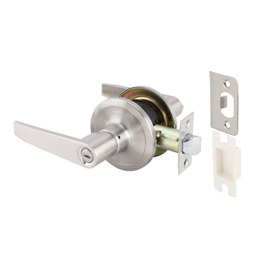 Bộ khóa tay nắm cửa toilet Hafele DIY, niken mờ - 489.10.174