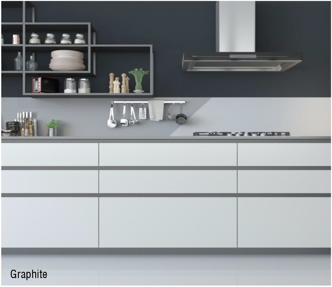 Tay Nắm Tủ Ngang Gola Chữ J 2800mm Hafele - 126.37.903