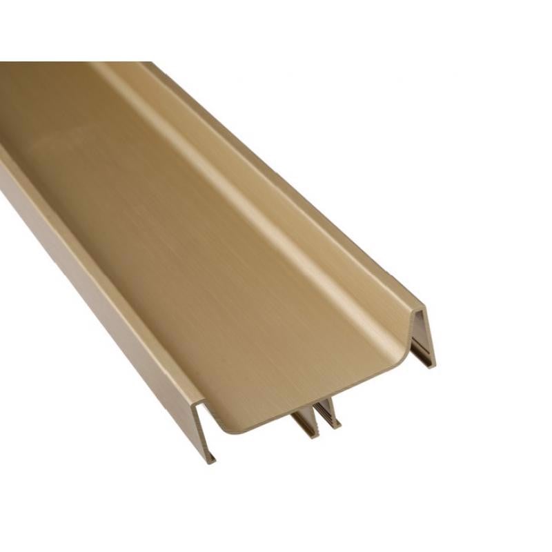 Tay nắm dọc đôi Gola/ Lắp giữa chiều dài hữu dụng 2400 mm màu vàng Hafele - 126.37.948