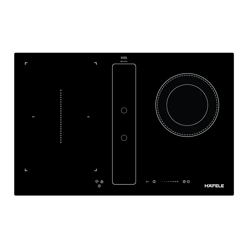 Bếp điện từ kết hợp hút mùi Hafele HC-IHH80A - 539.66.698