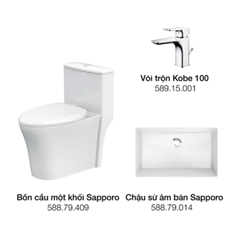 Gói thiết bị vệ sinh Hafele hoàn hảo C - 732.19.761