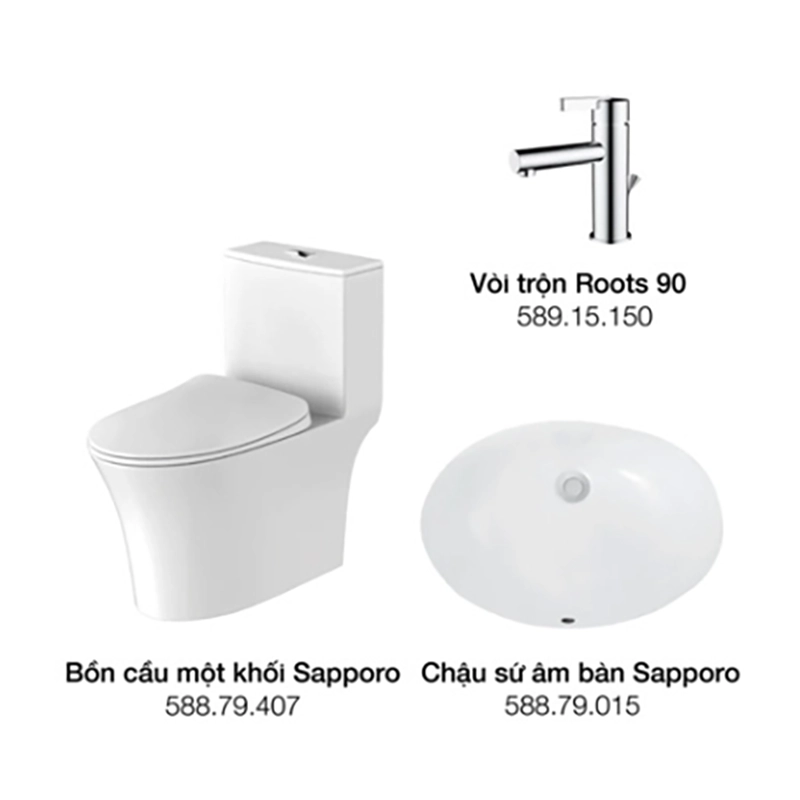 Gói thiết bị vệ sinh Hafele hoàn hảo E - 732.19.768