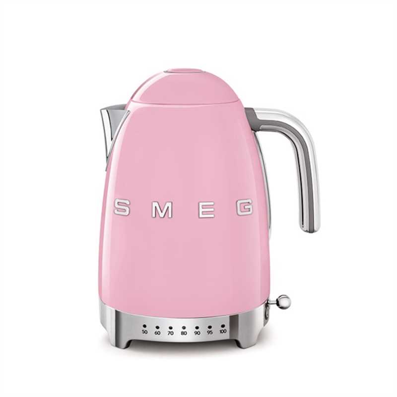 Ấm đun chỉnh nhiệt độ Smeg hồng KLF04PKEU - 535.44.046