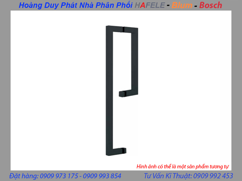 Tay nắm kéo phòng tắm kính 200x450mm Hafele - 903.12.321