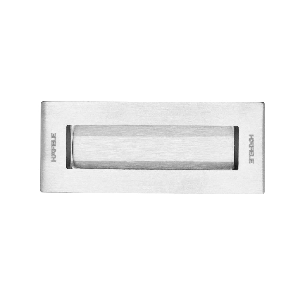 Tay nắm âm 125x51 Hafele DIY, inox mờ - 489.72.131