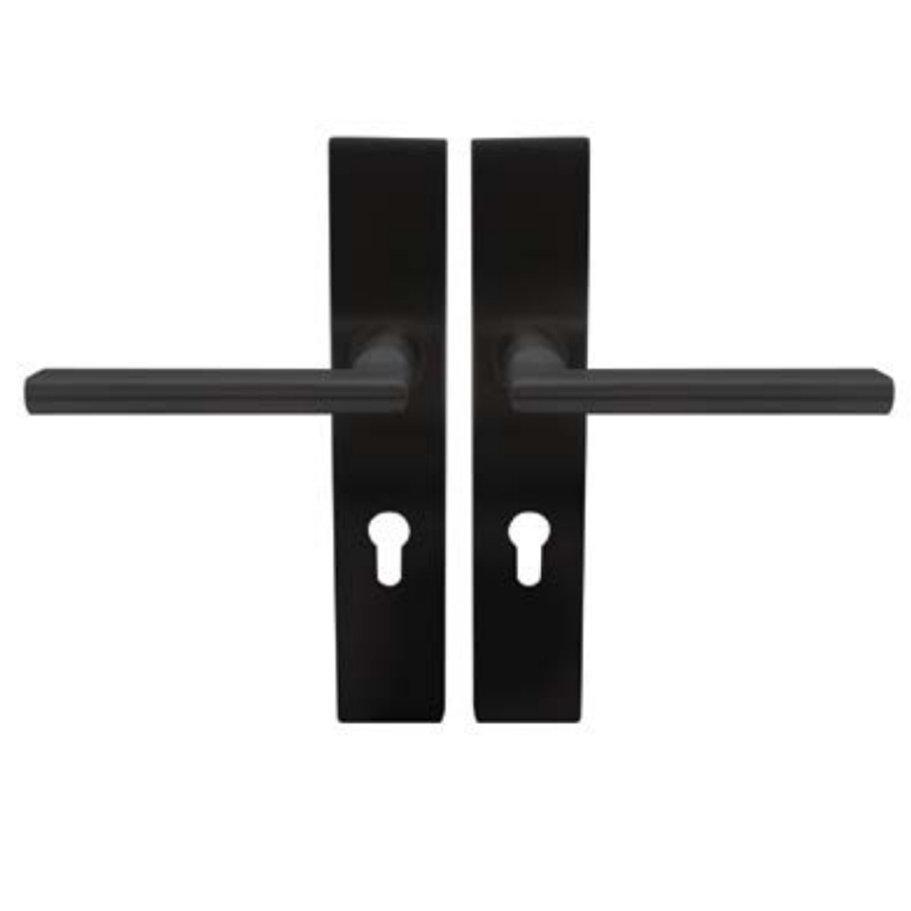 Tay nắm cửa đế dài Hafele HDL32, đen mờ - 903.99.819