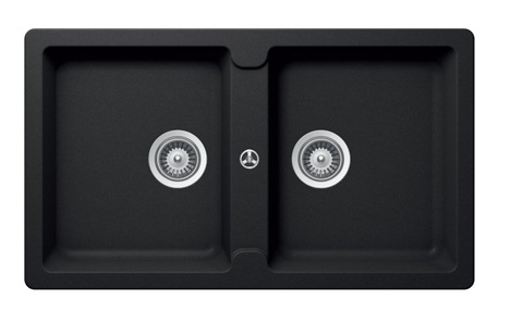 Chậu đá Häfele HS19-GEN2S90 - Màu đen - 570.36.300