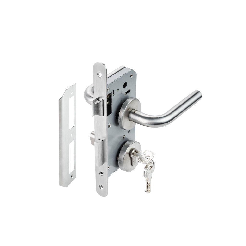 Bộ tay nắm nắp chụp tròn kiểu G1 Hafele DIY, cửa đi - 499.62.505