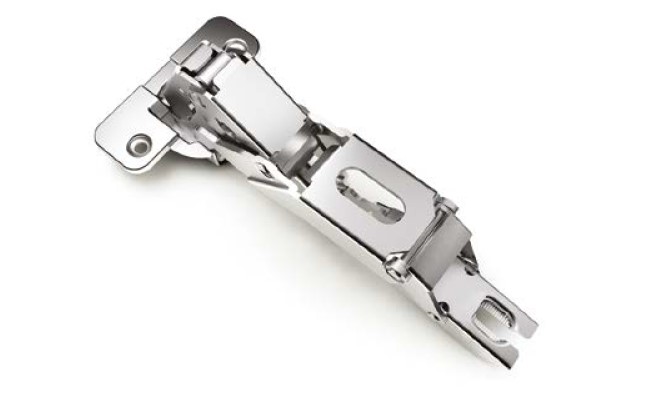 Bản lề trùm nửa Metalla A 155° cho cửa gỗ dày Hafele - 311.93.552