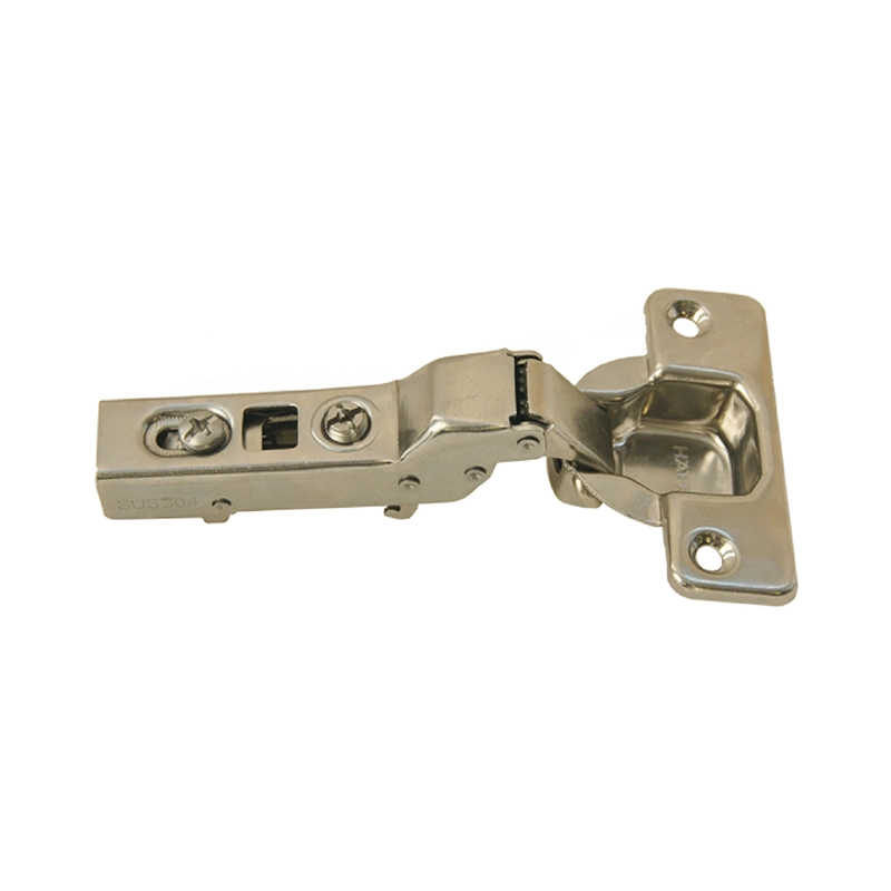 Bản lề giảm chấn Hafele Inox 304 trùm nữa - Cong vừa - 315.06.751