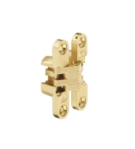 Bản lề âm màu mạ đồng cho cửa gỗ dày 19 - 24 mm Hafele - 341.07.527
