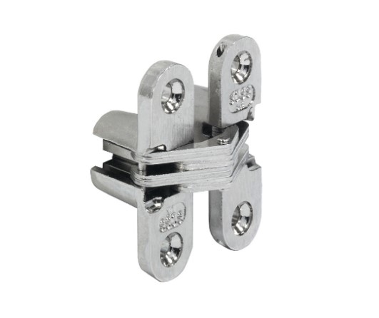 Bản lề âm màu mạ nickel cho cửa gỗ dày 19 - 25 mm Hafele - 341.07.736
