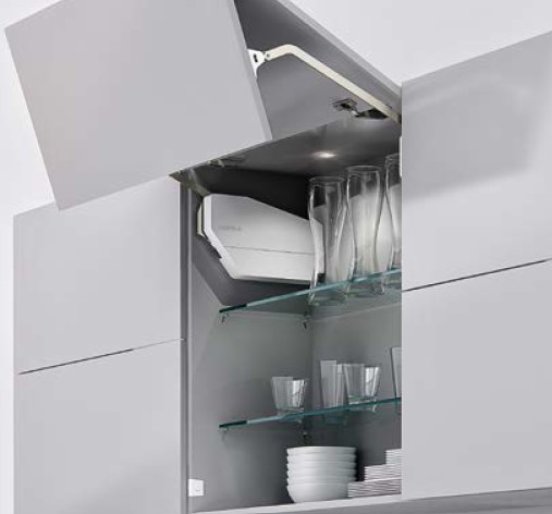 TAY NÂNG ĐIỆN FREE FOLD - Nắp đậy màu xám - 372.29.705