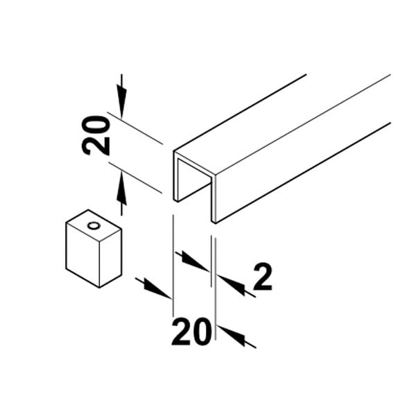 Ray dẫn hướng giữa, cho cánh chéo hoàn toàn - 403.64.915