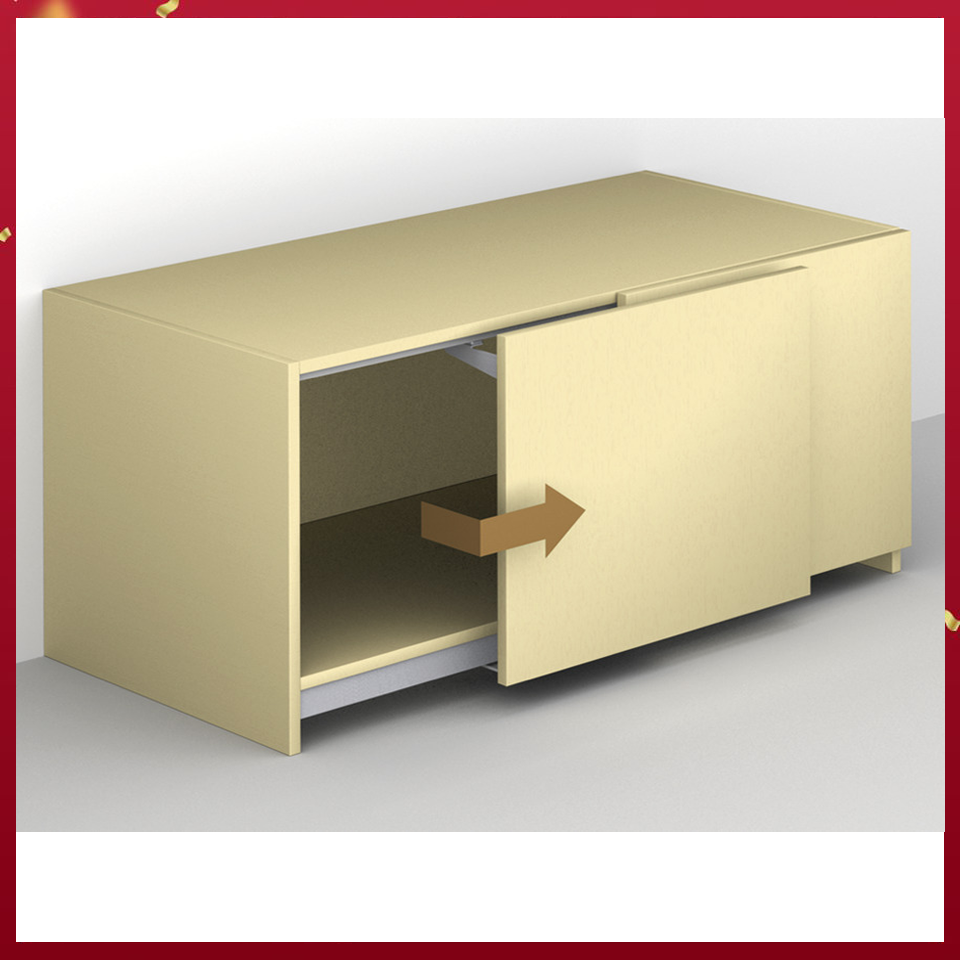 Phụ Kiện Cửa Trượt Bằng Mặt S/US 20FB Hafele 2400mm - 406.11.207