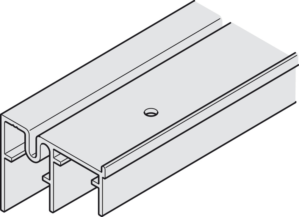 Dẫn hướng, Dưới, Cho Slido Classic MF 80 E, 3000mm - 407.47.004