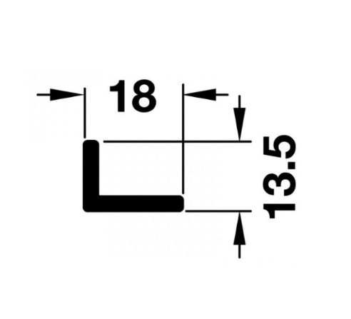 Ray trượt dưới 3000mm hafele - 409.60.903