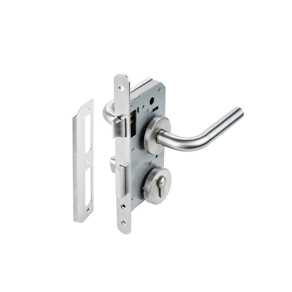 Bộ tay nắm nắp chụp tròn kiểu G1 Hafele DIY, cửa toilet - 489.10.661