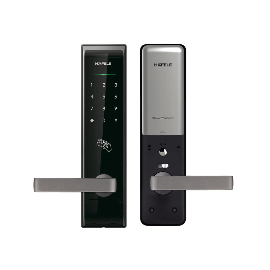 Khóa điện tử Hafele EL8000-TC, không bao gồm Pin, màu xám - 912.05.359
