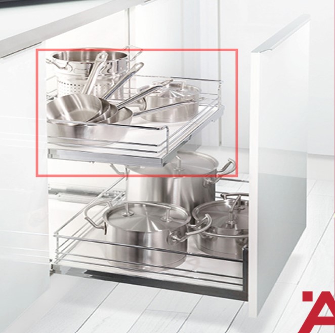 Rổ Kéo Lọt Lòng 600mm Hafele - 540.25.297