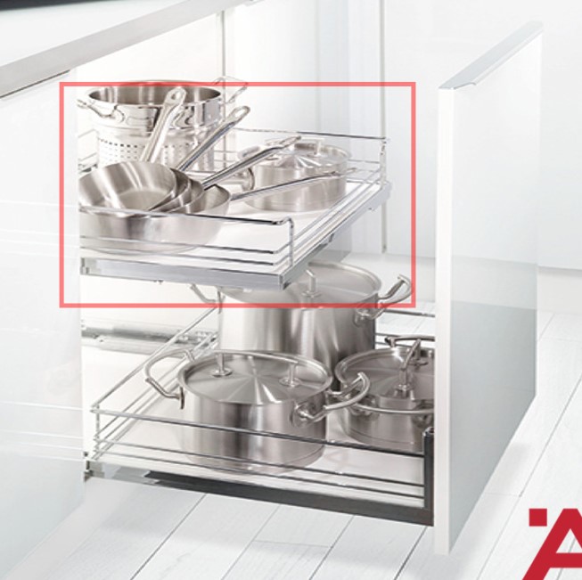 Rổ Kéo Lọt Lòng 400mm Hafele - 540.26.653