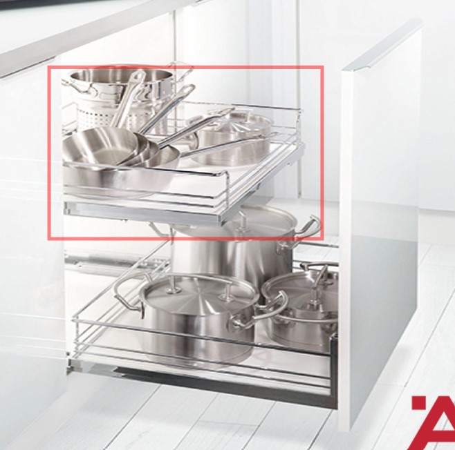 Rổ Kéo Lọt Lòng 450mm Hafele - 540.26.654
