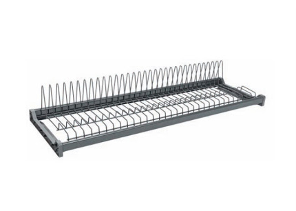 Khay Úp Đĩa Dọc 800mm Màu Đen Hafele - 544.01.308