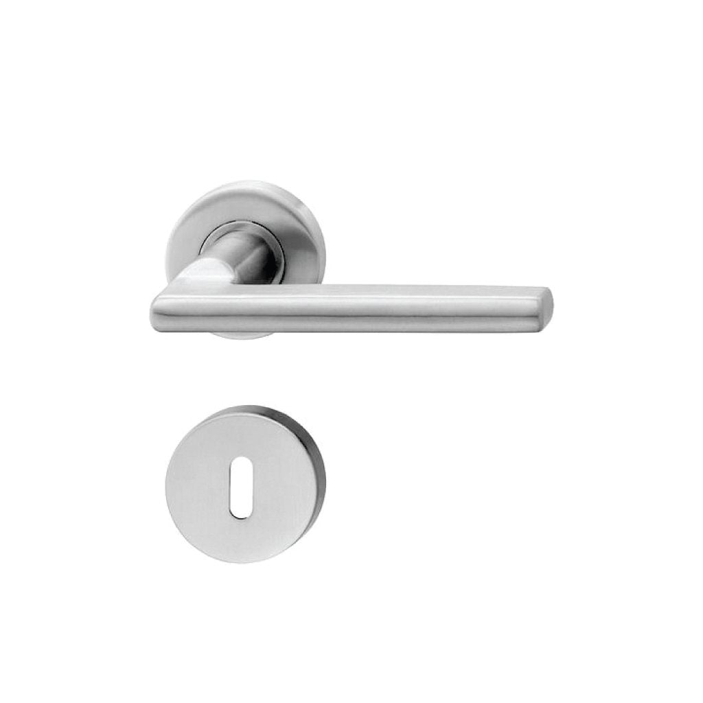 Tay nắm gạt thiết kế nắp chụp tròn dạng thẳng Hafele - 903.92.646