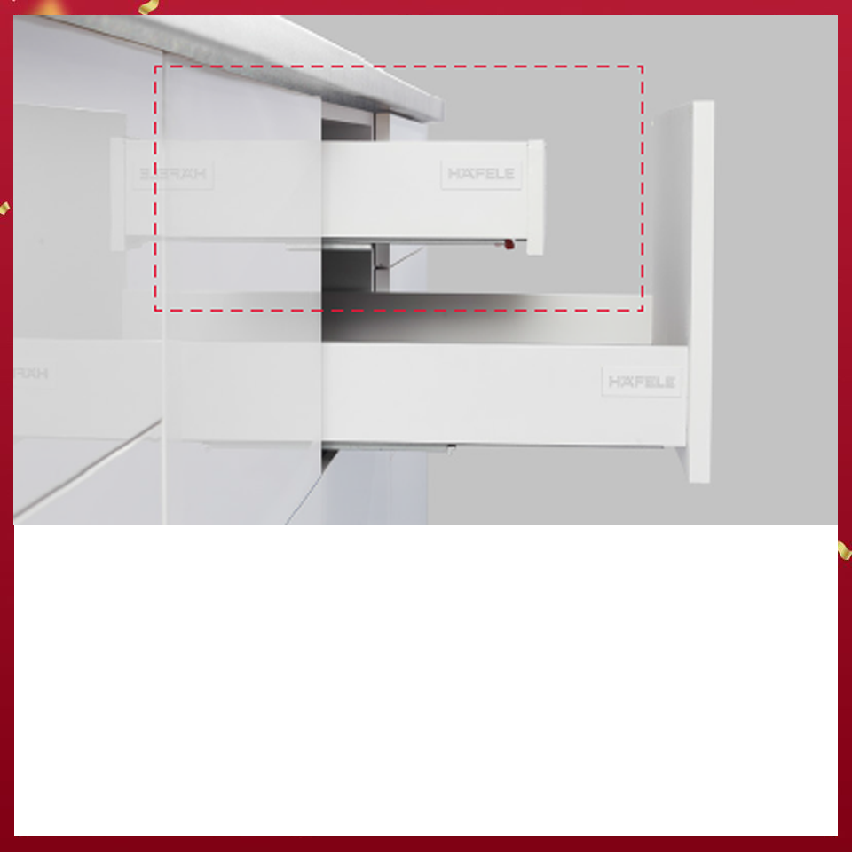 Ray Hộp Alto Giảm Chấn H84mm Hafele - 552.03.785