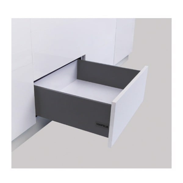 Ray hộp Alto-S màu xám đậm, cơ cấu giảm chấn, chiều cao 170mm Hafele - 552.35.385