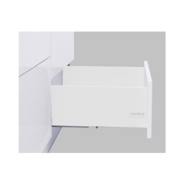 Ray hộp Alto-S màu trắng mờ, cơ cấu giảm chấn, chiều cao 170mm Hafele - 552.35.785
