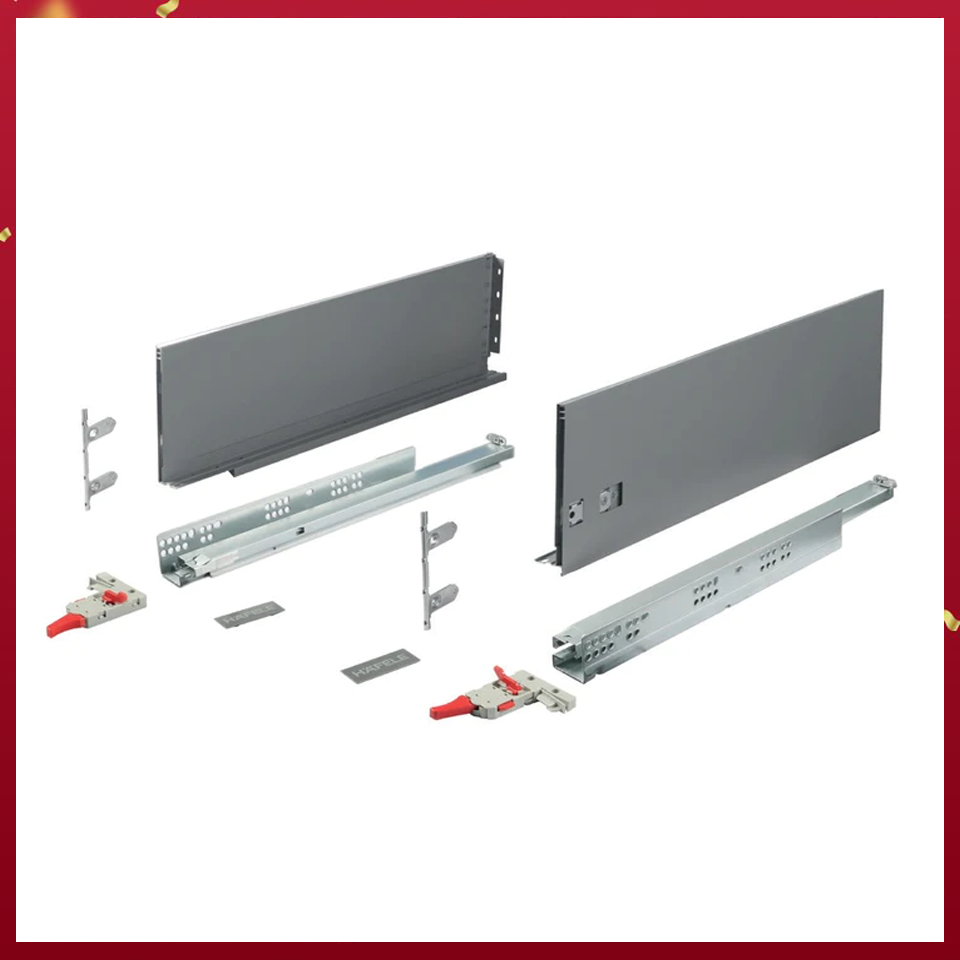 Ray Hộp Alto-S Nhấn Mở H80mm Hafele - 552.36.335