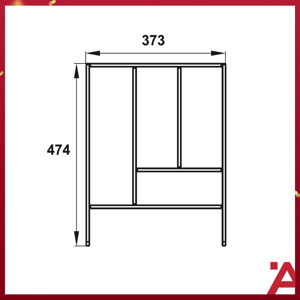 Khay Chia Ngăn Kéo Rộng 450mm Hafele - 552.52.804