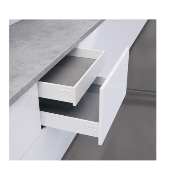 Ray hộp Inner Alto-S màu xám đậm, chiều cao 80mm Hafele - 552.55.320