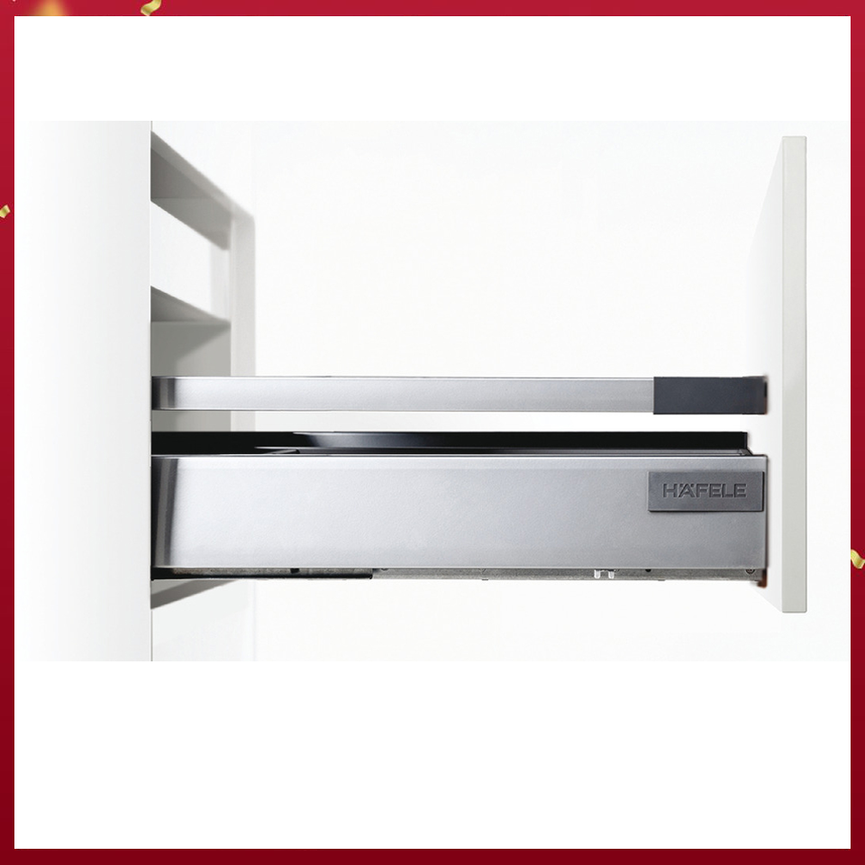 Ray Hộp Alto-S Nhấn Mở H80mm Hafele - 552.55.323