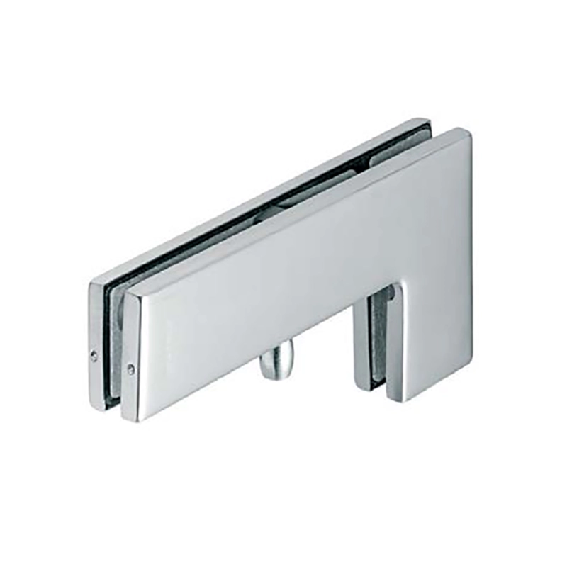 Kẹp kính chữ L Hafele, inox bóng - 981.00.663