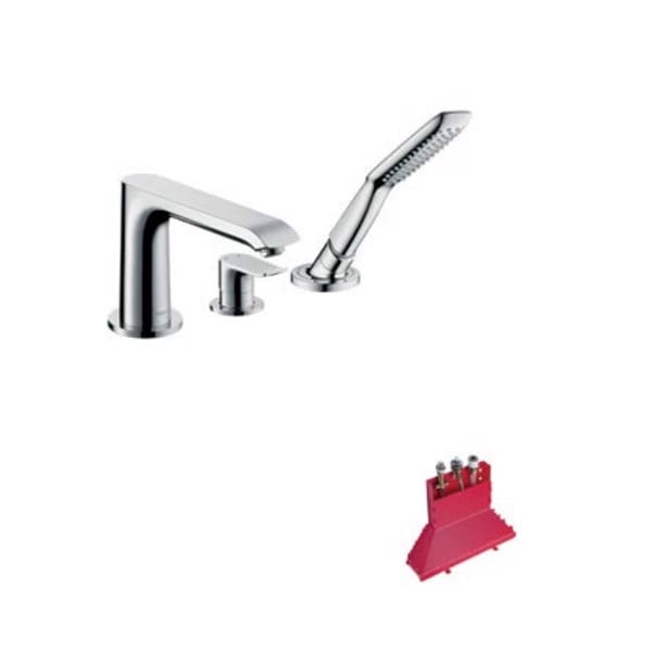Bộ trộn bồn tắm 3-lỗ Metris - 588.45.371
