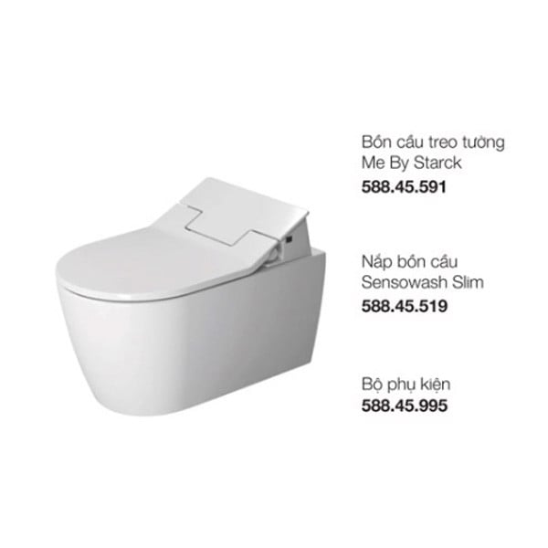 Bồn cầu treo Me By Starck Sensowash - 588.46.406