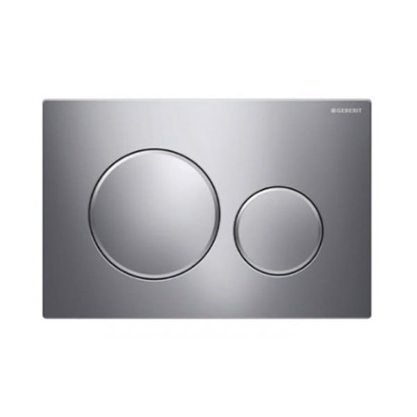 Nút nhấn xả bồn cầu Sigma20 màu chrome mờ - 588.53.530
