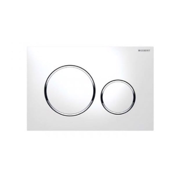 Nút nhấn xả bồn cầu Sigma20 trắng - 588.53.531