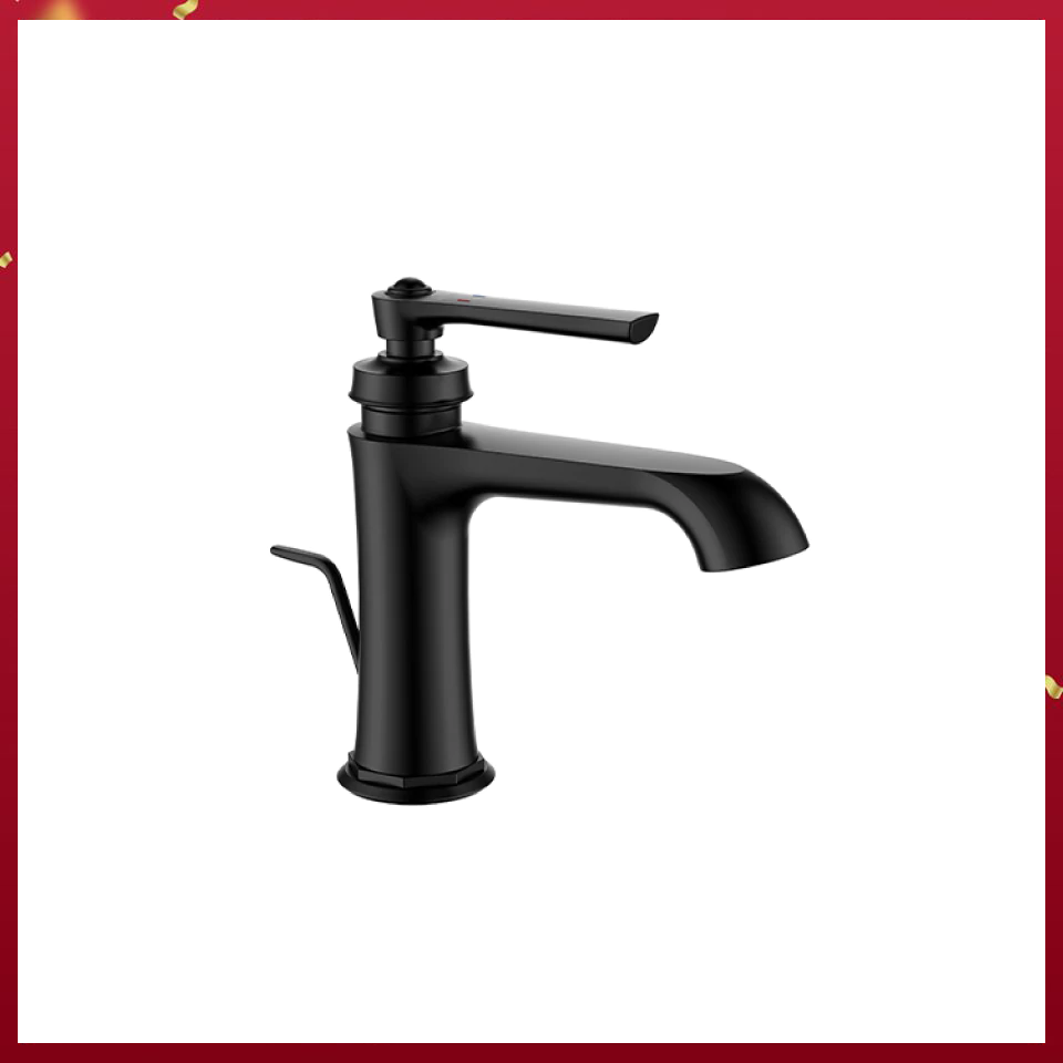 Vòi Trộn Lavabo Kyoto 100 Có Xả Kéo Hafele - 589.35.090