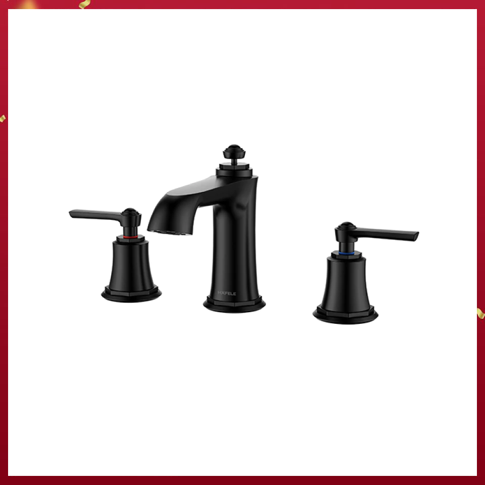 Vòi Trộn Lavabo 3 Lỗ Kyoto Xả Kéo Hafele - 589.35.092