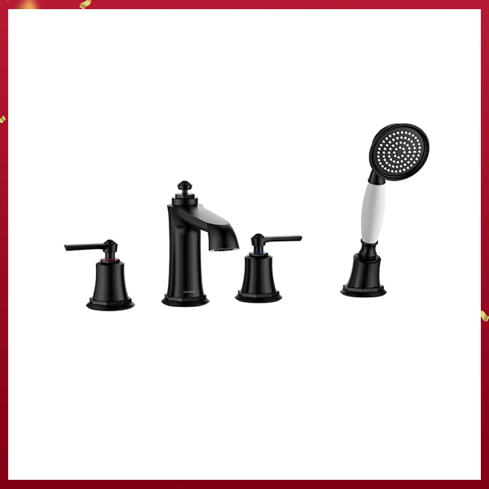 Bộ Trộn Bồn Tắm 4 Lỗ Kyoto Hafele - 589.35.094