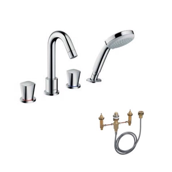 Bộ trộn bồn tắm 4 lỗ Logis - 589.52.437