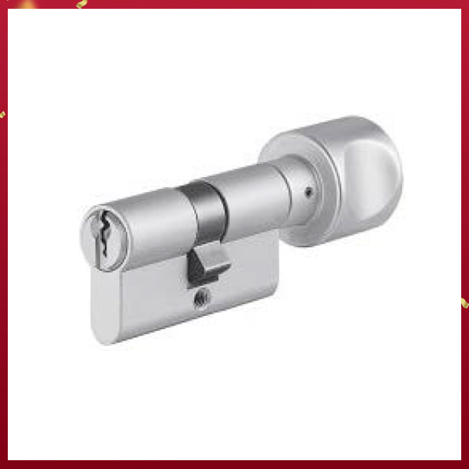 Ruột khoá Hafele 70mm 1 đầu chìa + 1 đầu vặn , 5 chìa khóa - 916.63.099