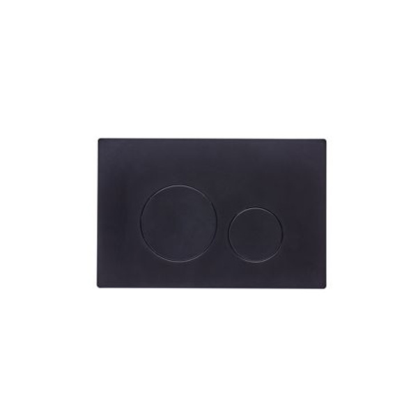 Nút nhấn xả thải Mechanical đen, tròn - 588.73.545