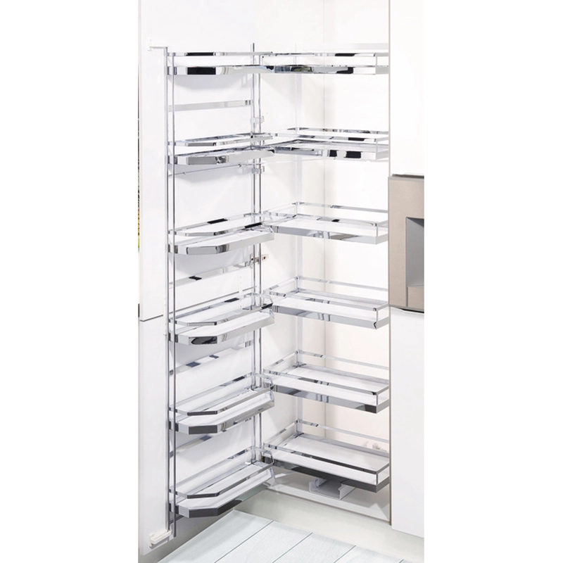 Tủ đồ khô Hafele Tandem, 600mm, 6 khay, màu trắng sáng - 545.94.652