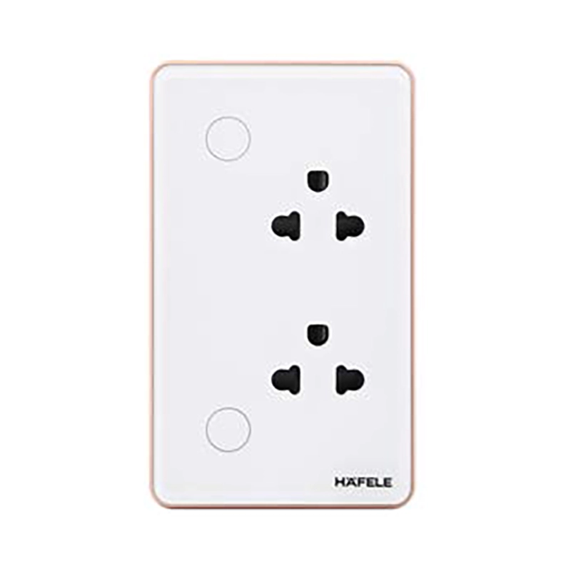Ổ cắm âm tường thông minh Hafele HSL-WSS01B/W, màu trắng - 820.71.007
