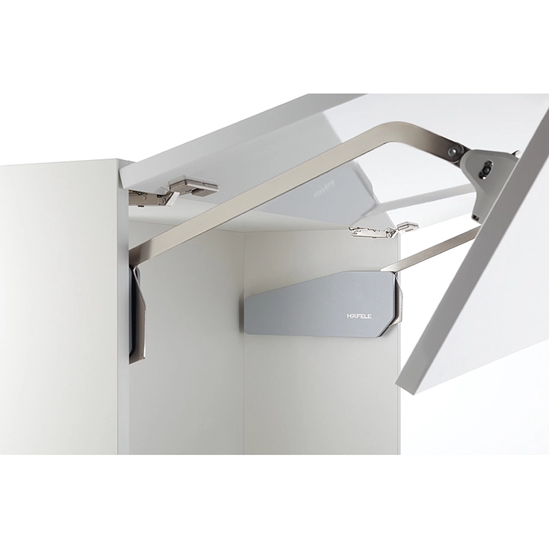 Tay nâng 2 cánh Hafele Free Fold, cao 650-730mm, 10,2–17,2 kg, màu trắng - 493.05.895