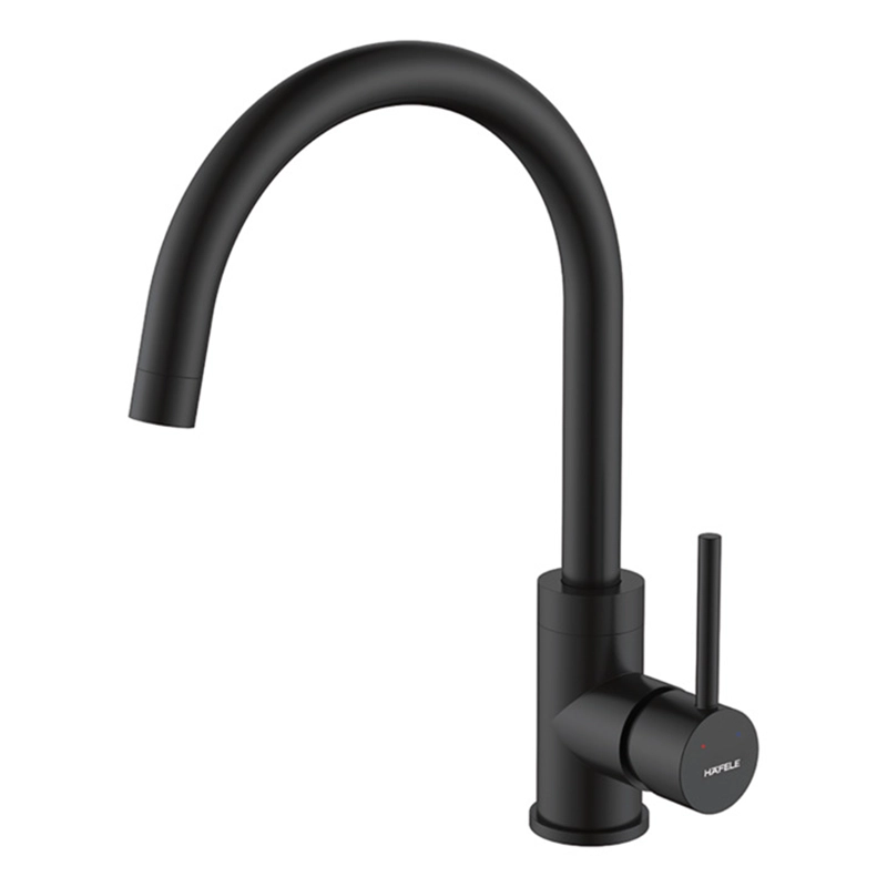 Vòi bếp Hafele HT21-CH1F220C - Màu đen - 577.56.300